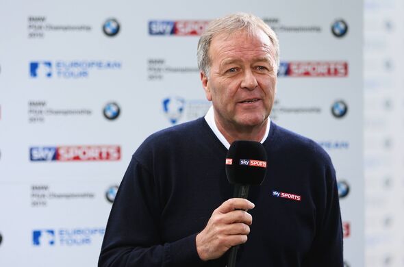 Ewen Murray of Sky Sports reporting