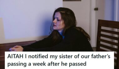 Woman sitting at a dining table, grieving the loss of her father