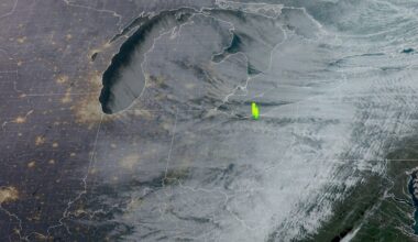 A large meteor is visible from much of Ohio and parts of neighboring states