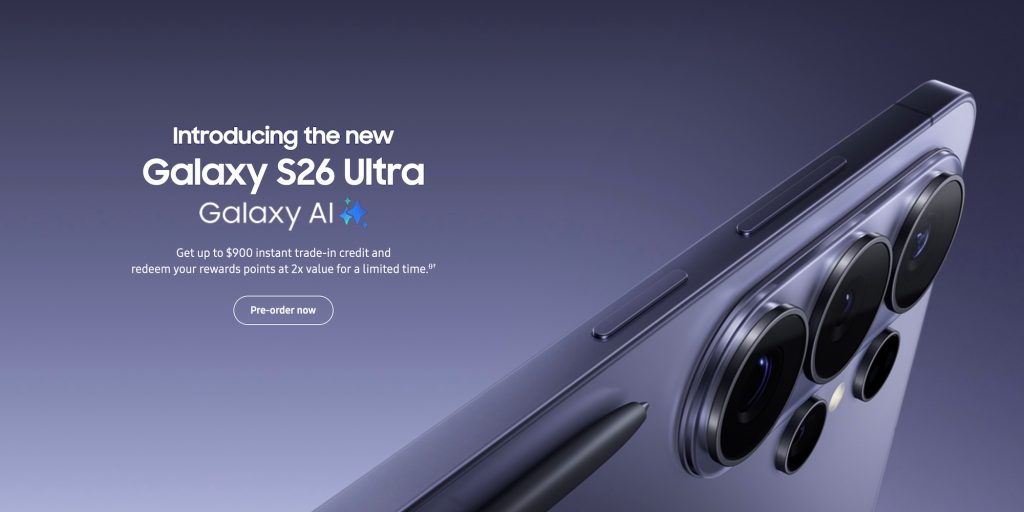 Galaxy S26 preorder deals