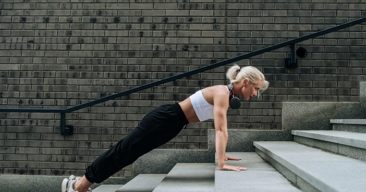 The number of push-ups you should be able to do, according to your age