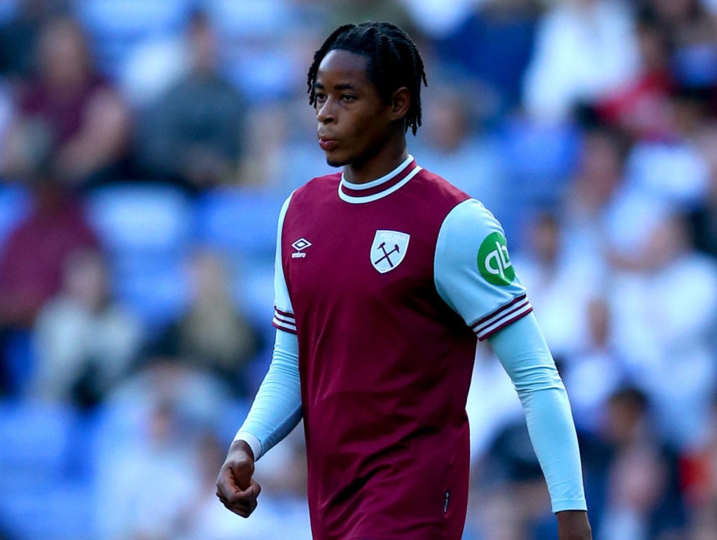 Josh Ajala during Reading v West Ham United U21 - Bristol Street Motors Trophy