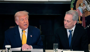 U.S. President Donald Trump and White House Crypto Czar David Sacks