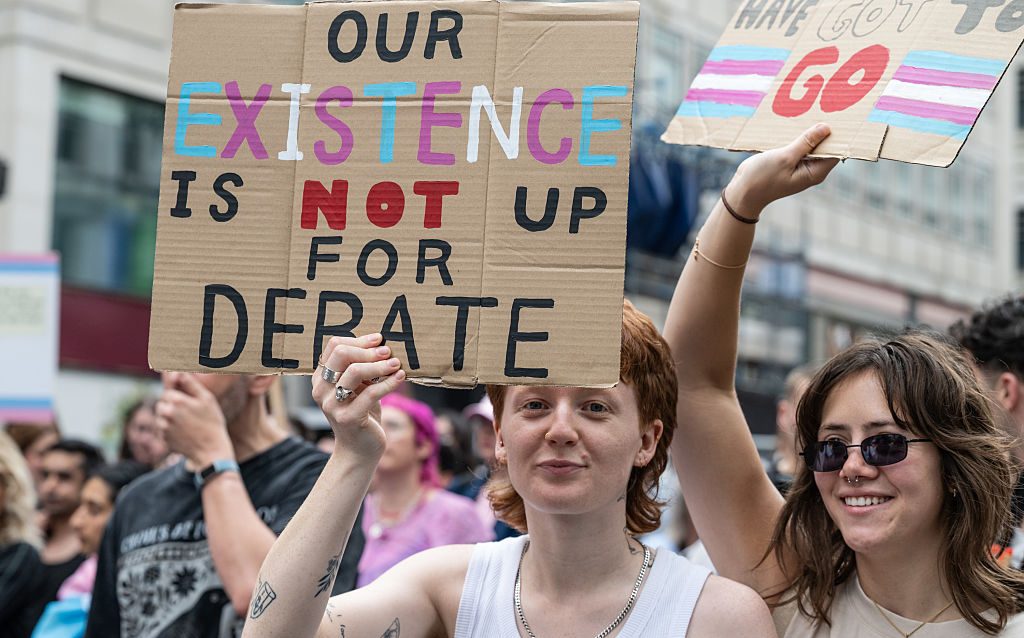 ‘What’s happened to the NHS, under pressure from trans activists, is indefensible.’ Credit: Getty