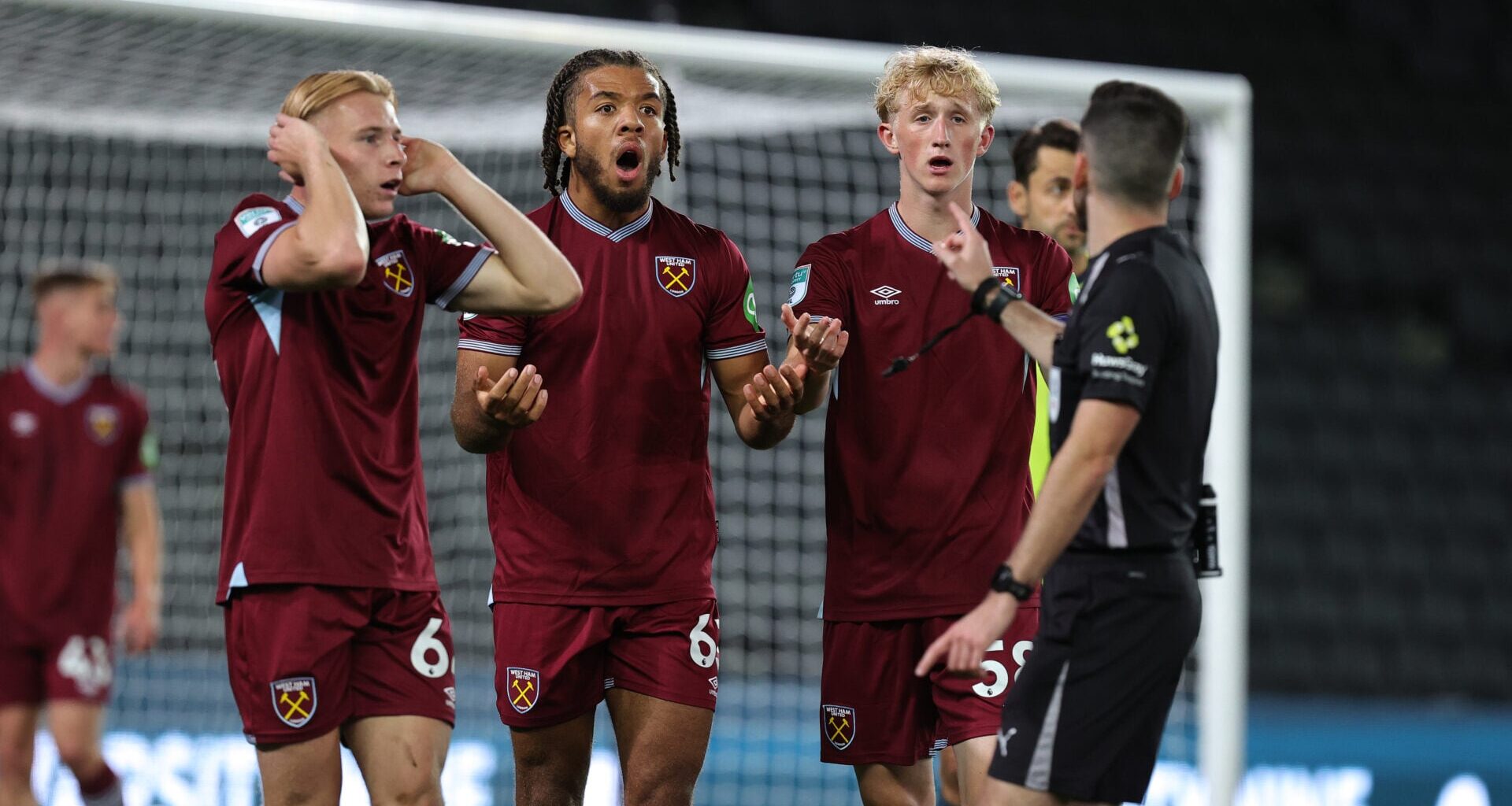 West Ham duo Ezra Mayers and Airidas Golambeckis endure nightmare England U19s display