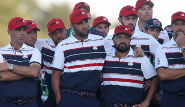 The US Ryder Cup team at the 2025 Ryder Cup