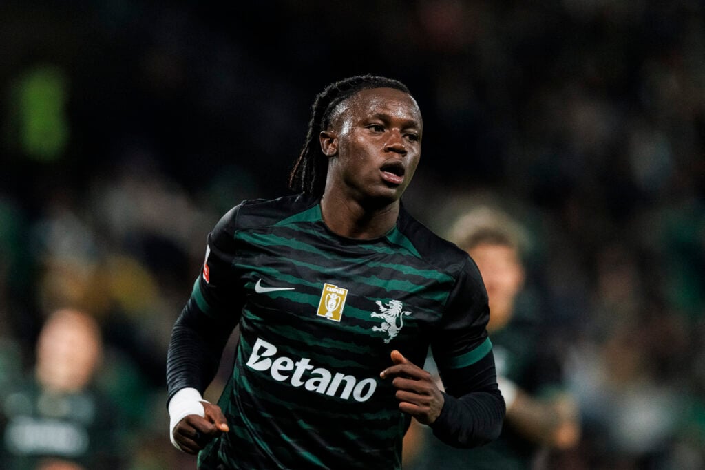 Geovany Quenda of Sporting CP runs