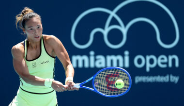 Zheng rallies past Keys in Miami for first Top 20 win since elbow surgery - WTA Tennis