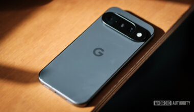 Google Pixel 10 lying on desk