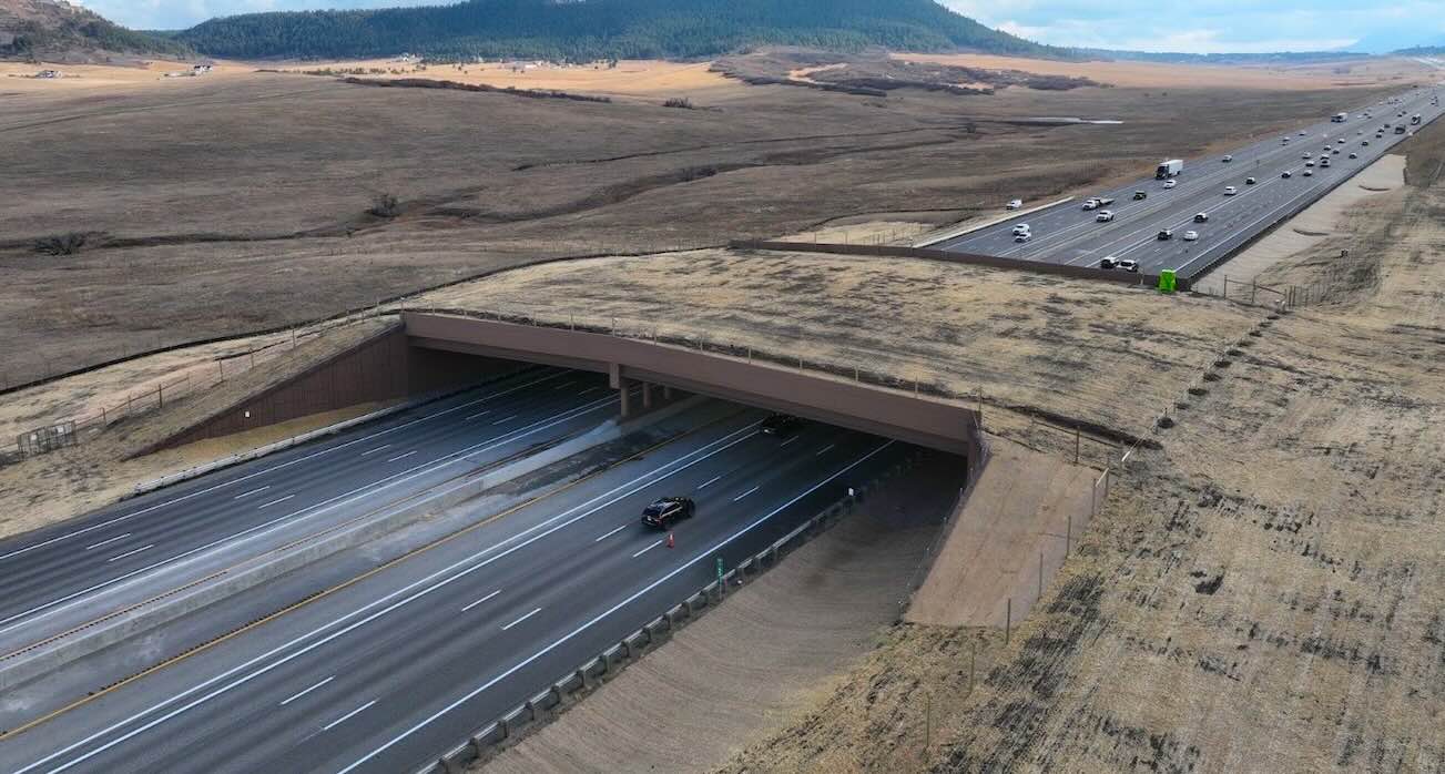 North America’s Largest Wildlife Overpass Opens for Animals to Safely Cross in Colorado