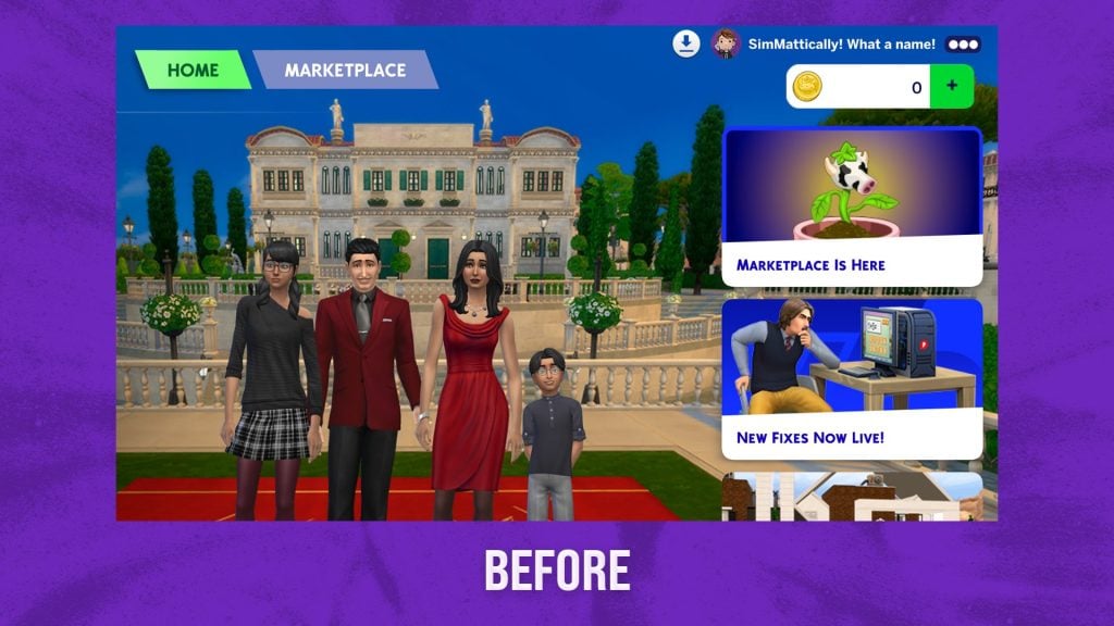 Get Rid of Moola Coins and Clean Your Sims 4 Main Menu with This Mod Update for The Marketplace 1 HDtsqyZaYAA1Oe4