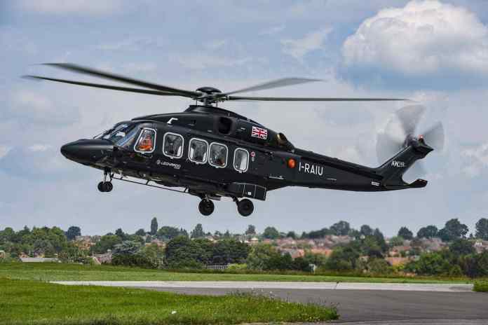 Leonardo AW149 helicopter