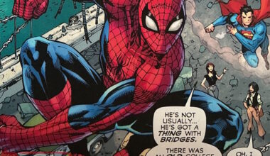 Bridges, Rubble, Lois, Mary Jane, Gwen & Lana in Superman/Spider-Man
