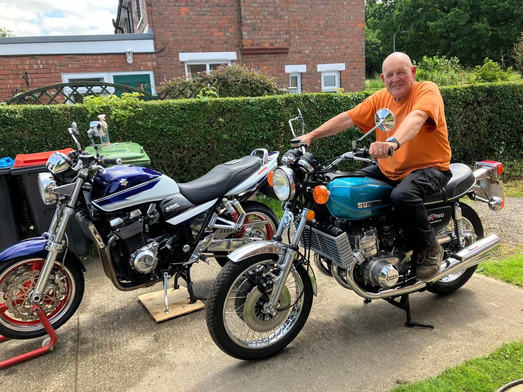 Tom Frith enjoyed going on motorbiking holidays with his wife