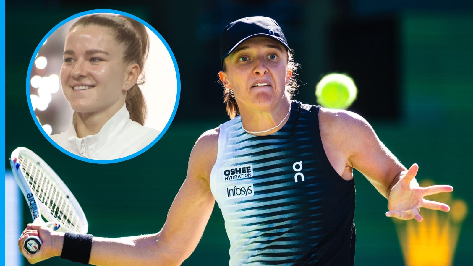 Iga Swiatek sends 14-word message to 'Roger Federer of women's tennis' after beating her