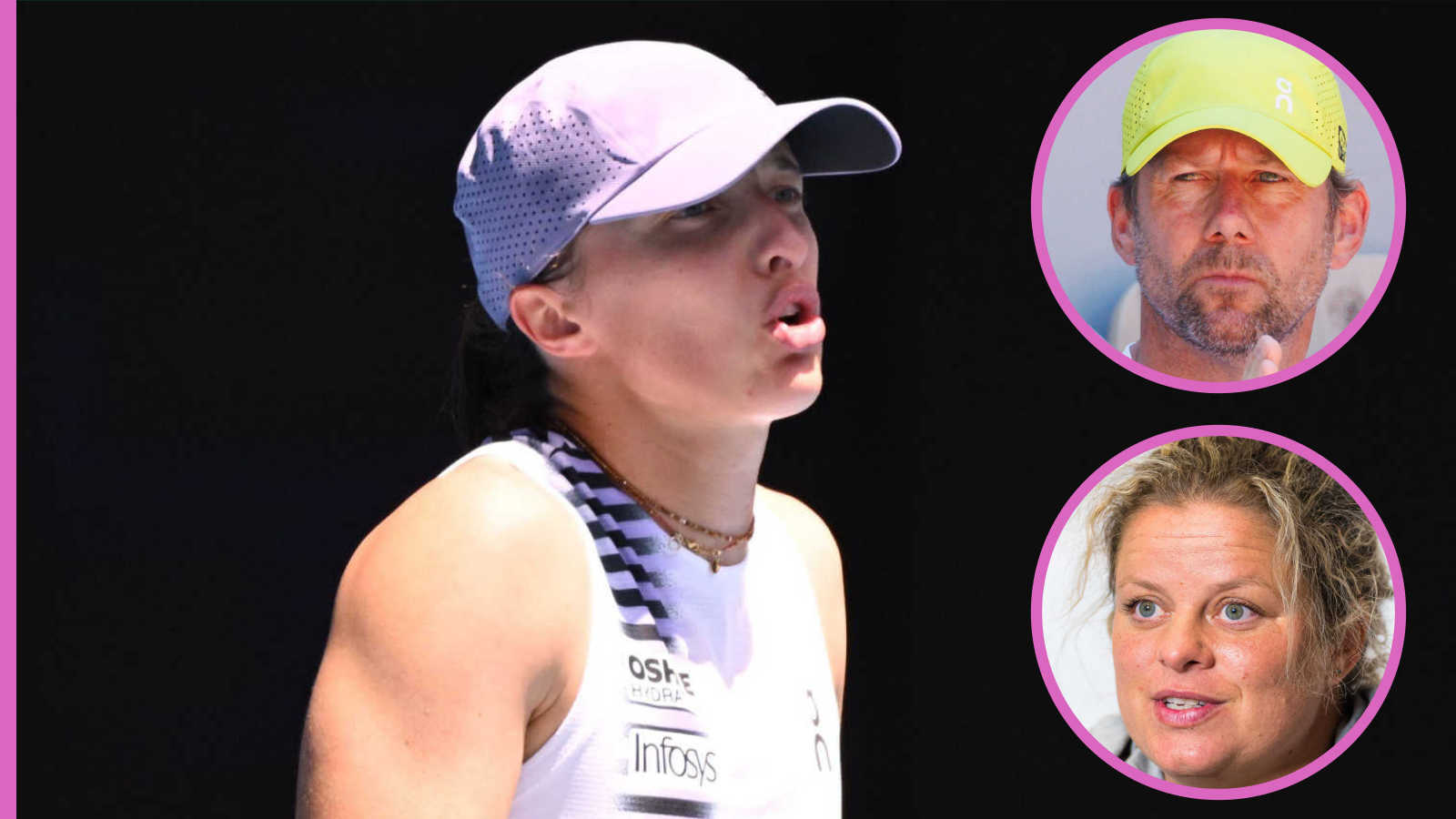 Iga Swiatek's relationship with Wim Fissette 'tense', says Kim Clijsters as she puts spotlight on psychologist's role