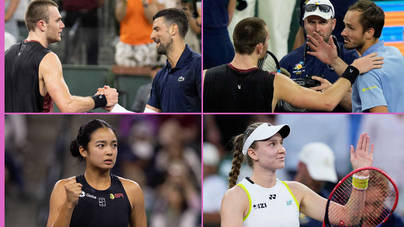 Djokovic's message, Medvedev and Draper argue, Eala gets an offer, Rybakina passes Swiatek