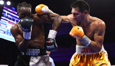 Image: Janibek reduced to one title after IBF ruling