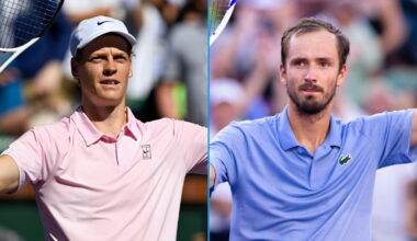 Sinner surges, Medvedev top 10, Draper -12