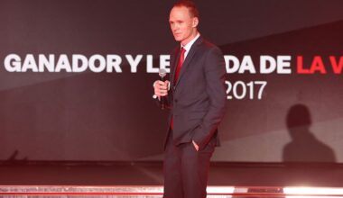 Chris Froome during the 2026 Vuelta a Espa&ntilde;a presentation