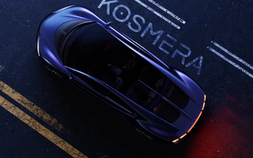 Kosmera revealed two hypercars, one that deploys a drone and one with an inbuilt AI race engineer, and the world will decide which one survives