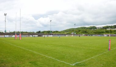 A general view of the Ortus Rec, the home of Whitehaven RLFC