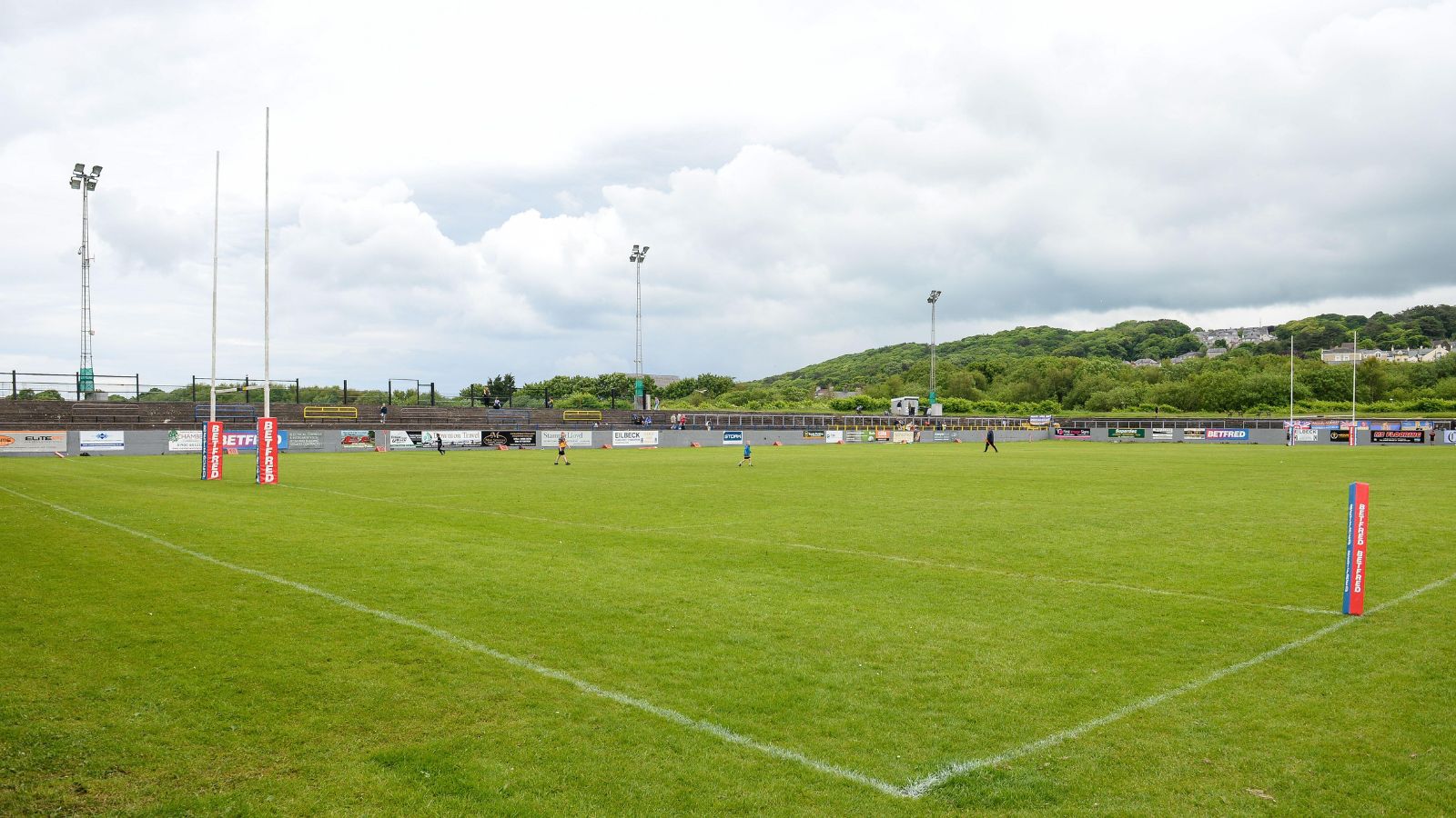 A general view of the Ortus Rec, the home of Whitehaven RLFC