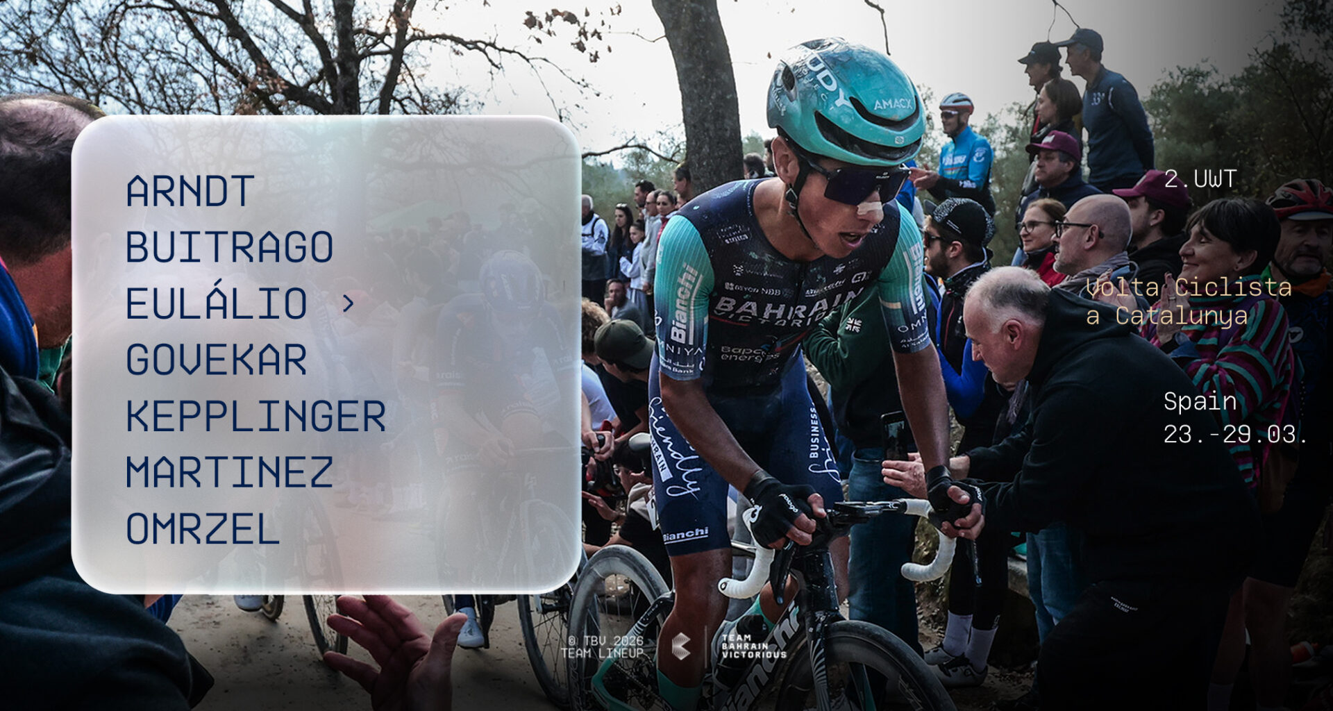 BAHRAIN VICTORIOUS SET FOR VOLTA A CATALUNYA