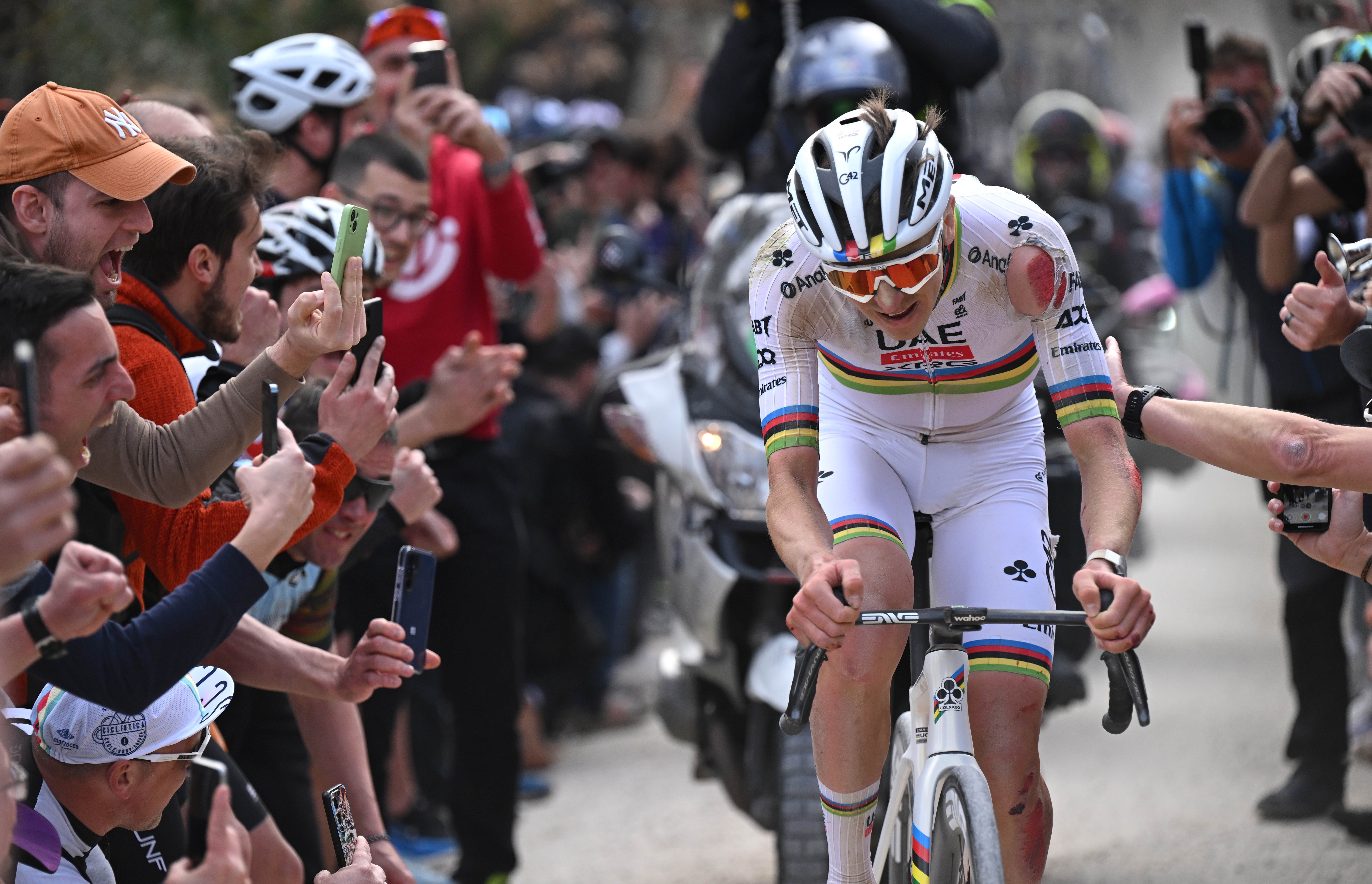 Tadej Pogačar at Strade Bianche