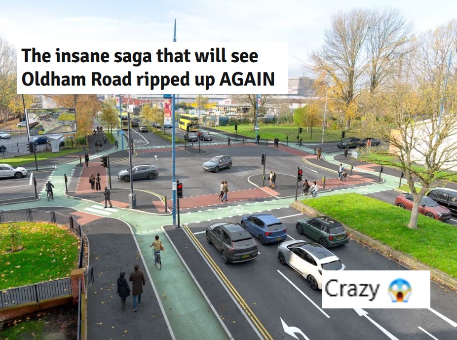 Manchester Evening News accused of stoking anti-cycling sentiment after “incorrectly” claiming new bike lane set to be “ripped up again” - Cycling News | Bike Reviews