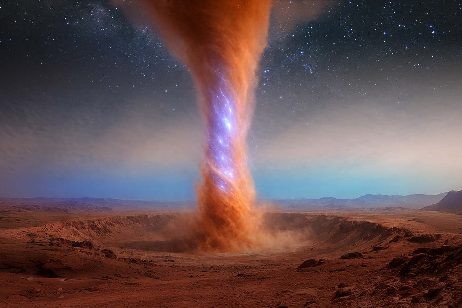 Lightning on Mars: NASA’s MAVEN Orbiter Reveals a Strange Phenomenon on the Red Planet