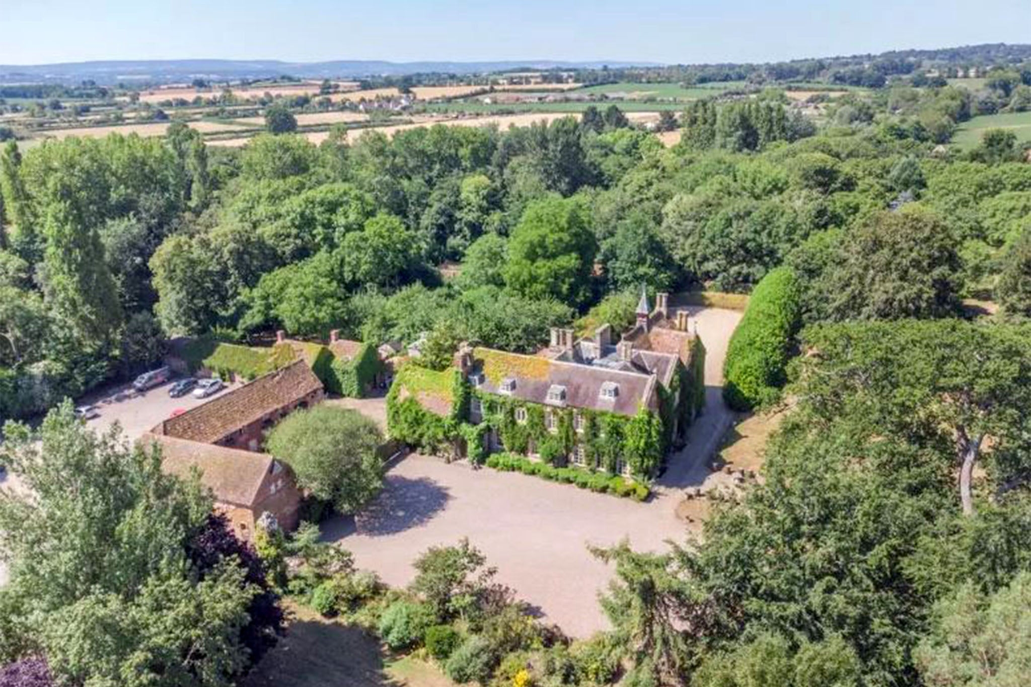 Maunsel House has been in Sir Benjamin Slade's family since the 1700s
