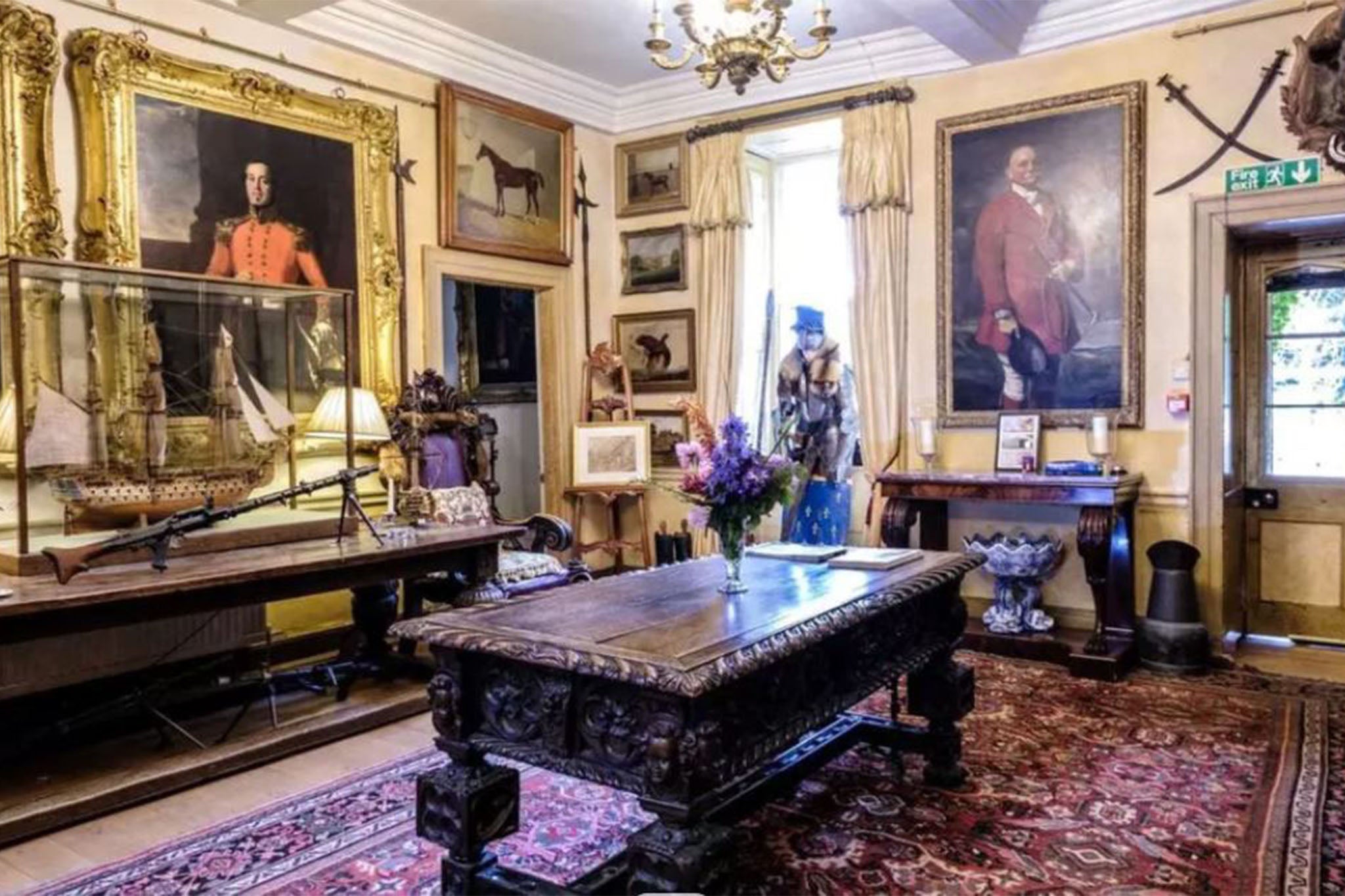 Maunsel House features a blocked-off secret passage