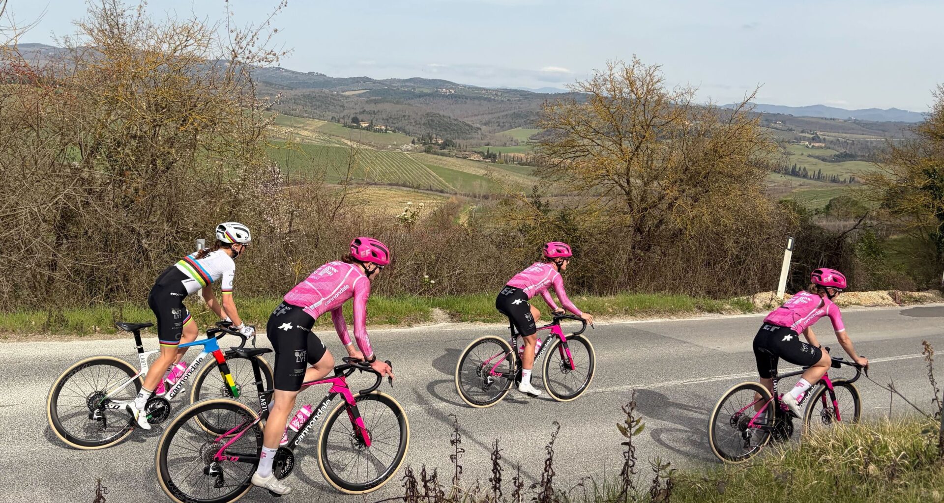 Inside Strade Bianche - Cyclingnews joins EF Education-Oatly for their reconnaissance over white gravel roads of Tuscany