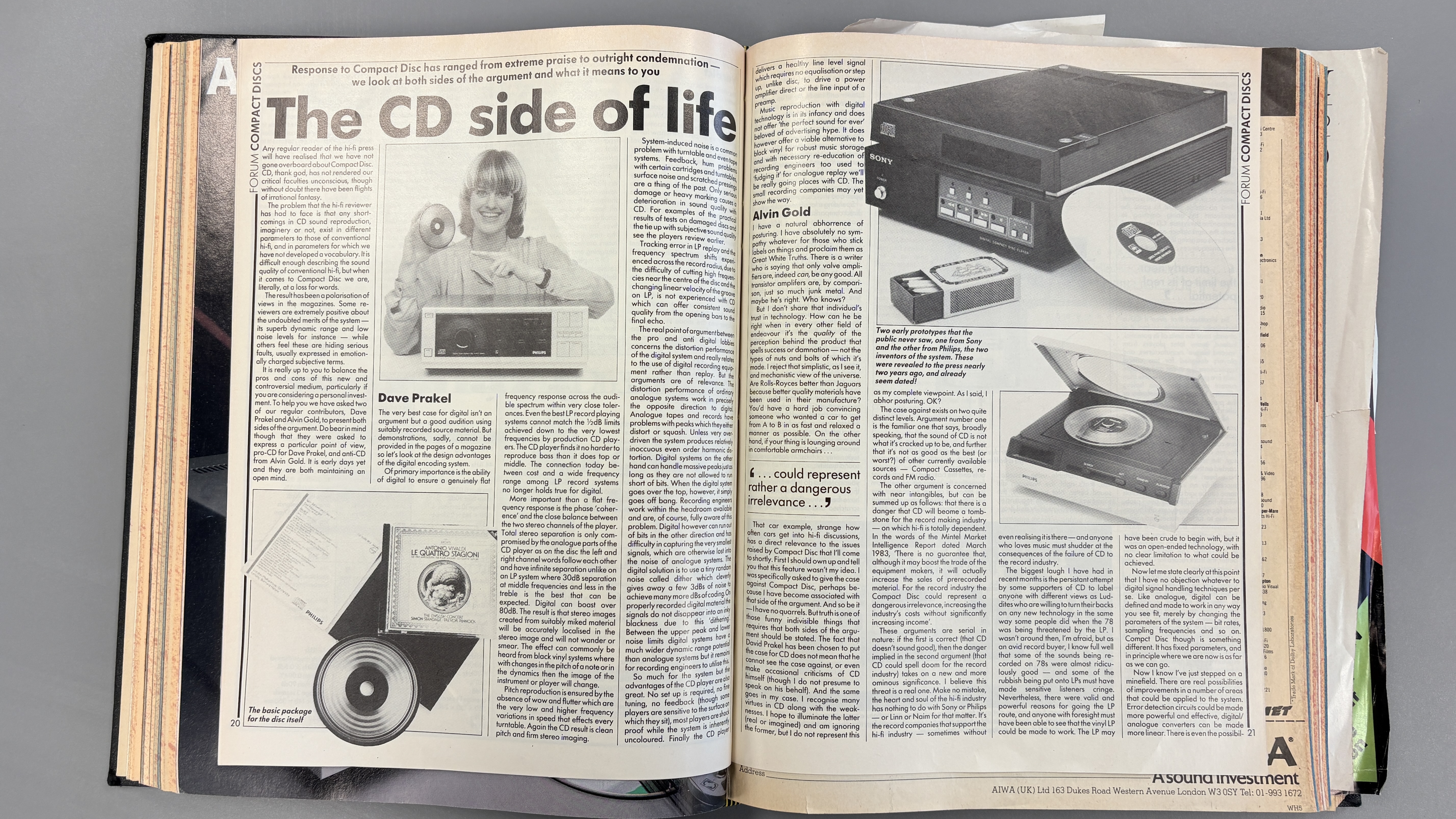 What Hi-Fi? October 1983 issue CD special supplement