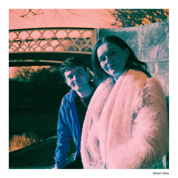 Portrait of man and woman in front of bridge (Pic: Neil Hibbs)