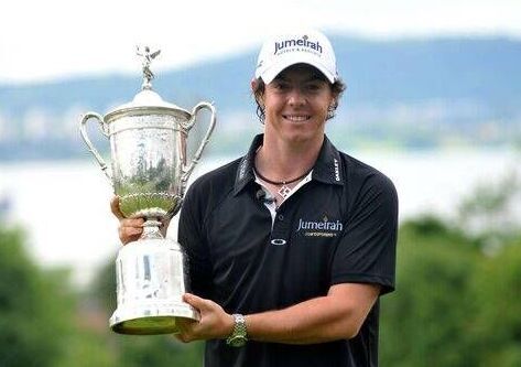 Newly crowned US Open Champion Rory McIlroy