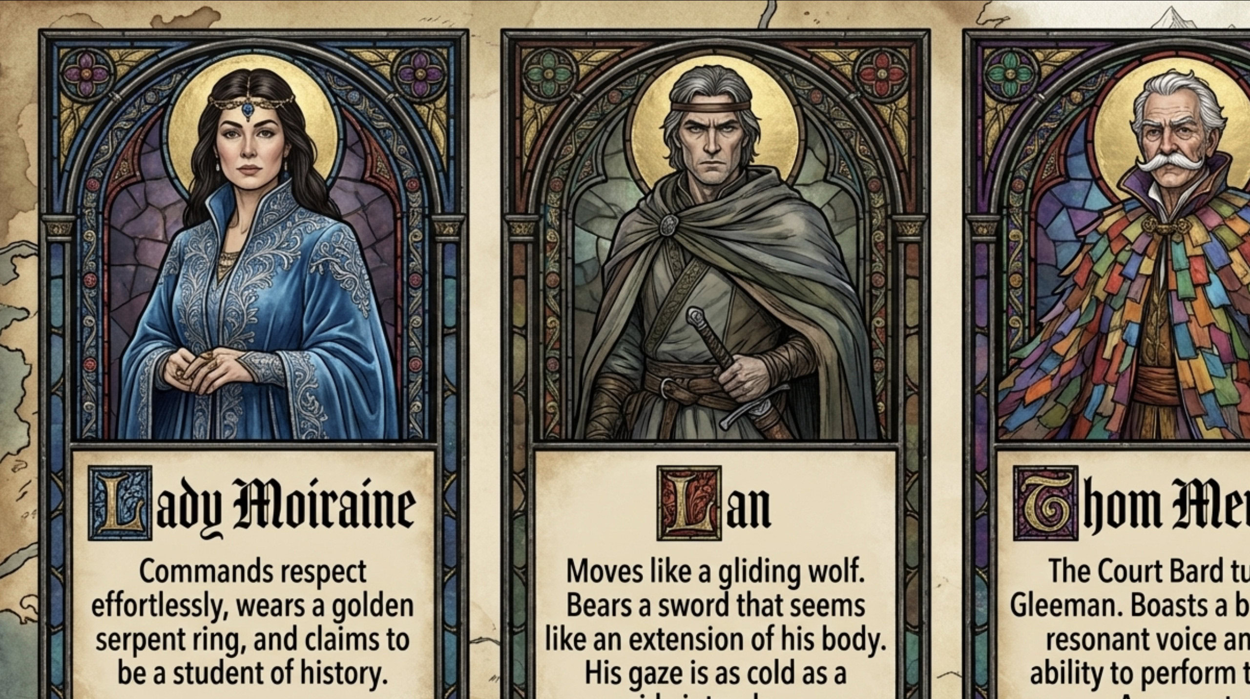 NotebookLM wheel of time characters