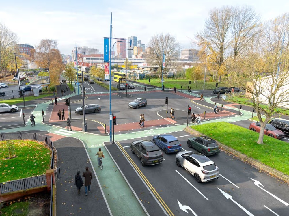 Oldham Road cycle lane plans, Manchester 2