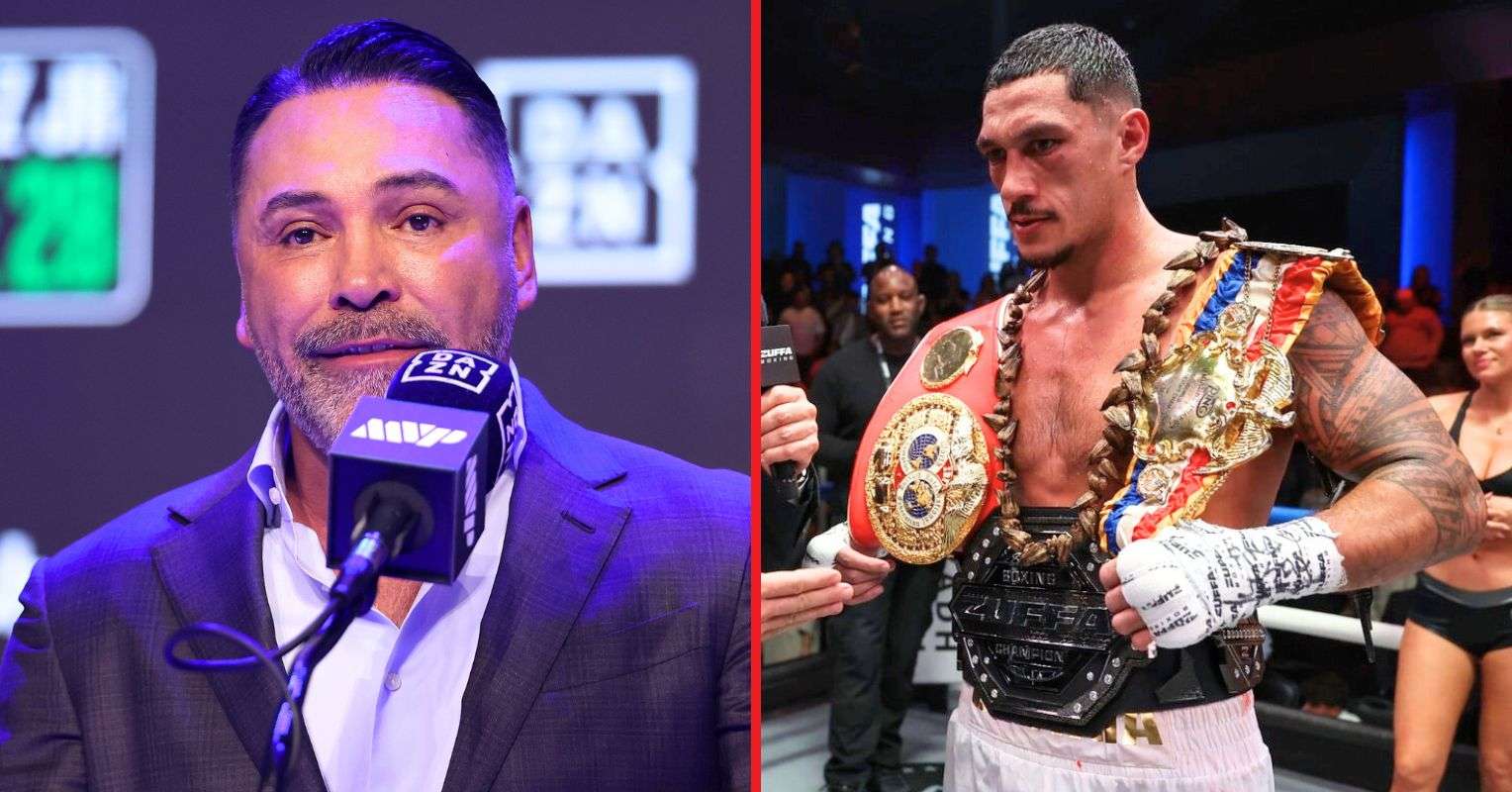 Oscar De La Hoya criticises Dana White and Zuffa over Jai Opetaia IBF drama