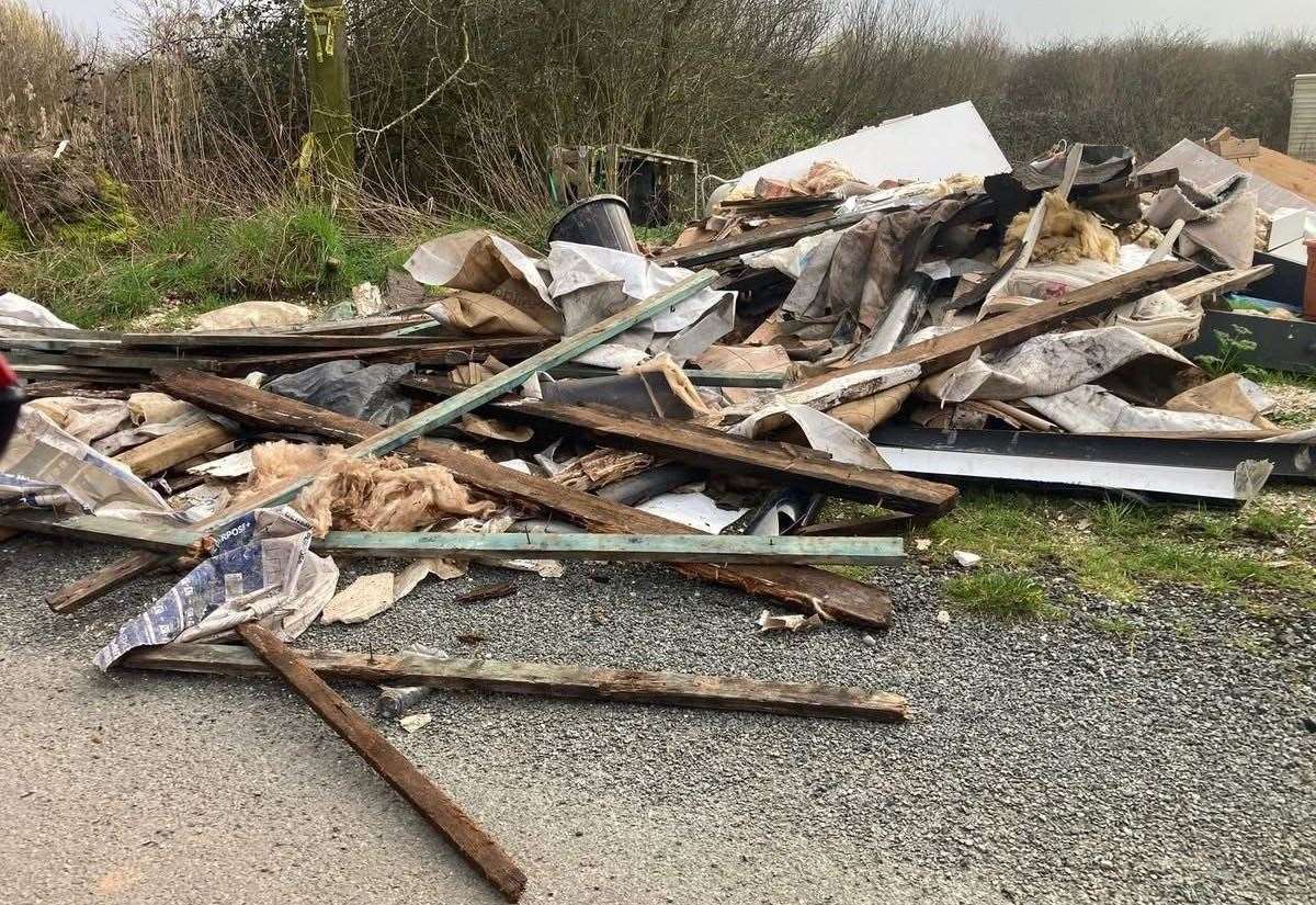 Yet more waste dumped in Clenchwarton as frustrations reach boiling point