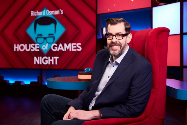 Television Programme: Richard Osman's House of Games Night. Richard Osman - (C) Remarkable TV - Photographer: Matt Frost