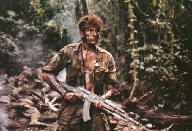 No Merchandising. Editorial Use Only. No Book Cover Usage. Mandatory Credit: Photo by Moviestore/REX/Shutterstock (1622432a) Platoon, Charlie Sheen Film and Television