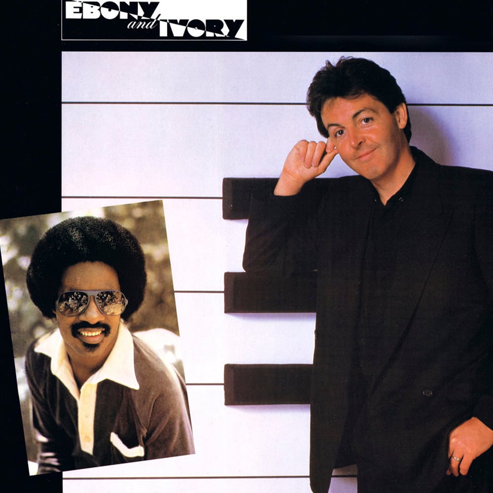 Paul McCartney and Stevie Wonder - Ebony and Ivory - 1982