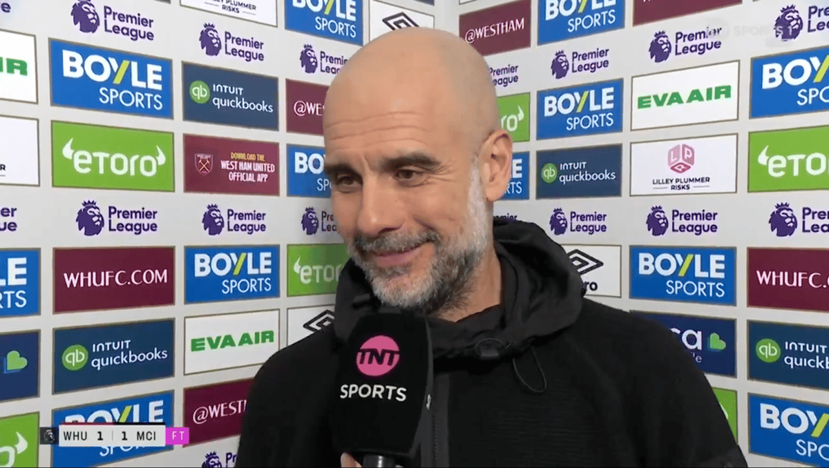 Pep Guardiola backtracks on prediction after Man City lose ground on Arsenal - London Evening Standard