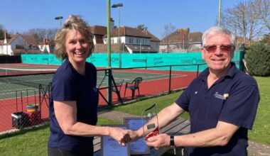 Burnham-On-Sea tennis club’s Pippa Lawton named Somerset LTA Match Official of Year