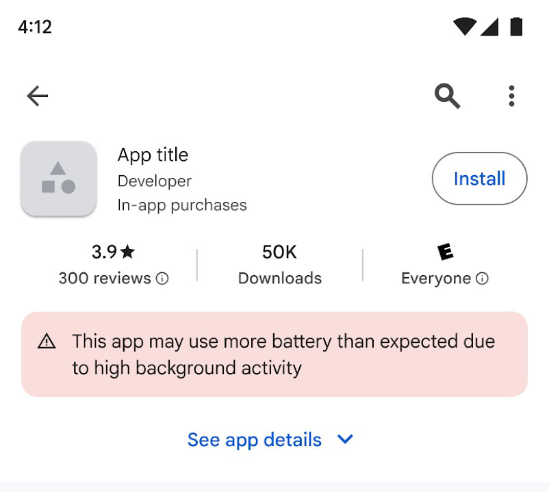 Play Store Battery Drain App Lable Play Store Battery Drain App Lable