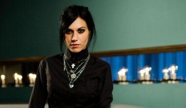 Cristina Scabbia looking serious
