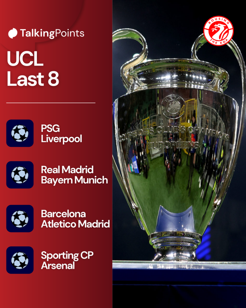 The UEFA Champions League trophy is displayed on a plinth before the final.