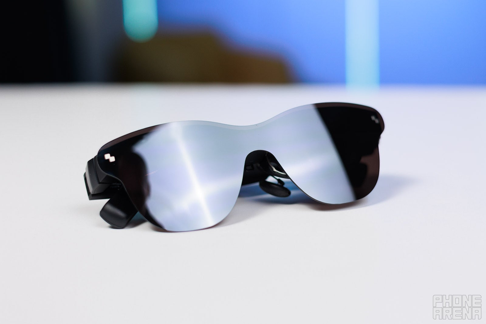 The 76-gram design is as cool and as compact as it gets right now. | Image by PhoneArena - RayNeo Air 4 Pro Review: Awesome AR glasses at $300!